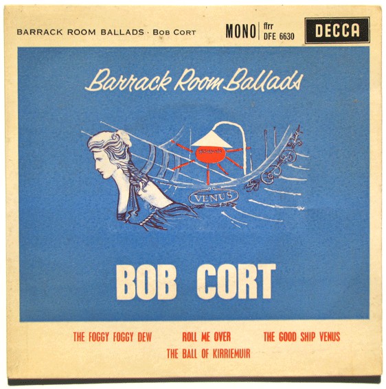 Bob Cort - Barrack Room Ballads (7", EP, Mono)