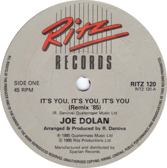 Joe Dolan - It's You, It's You, It's You (Remix '85) (7", Single)