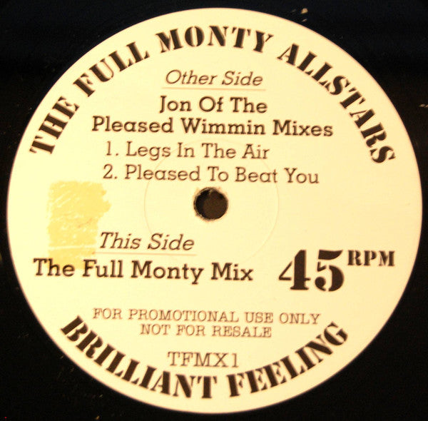 The Full Monty All-Stars - Brilliant Feeling (12", Promo)