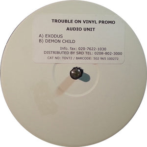 Audio-Unit* - Exodus / Demon Child (12", Promo)