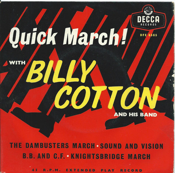 Billy Cotton And His Band - Quick March! (7", EP)