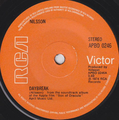 Nilsson* - Daybreak (7", Single)