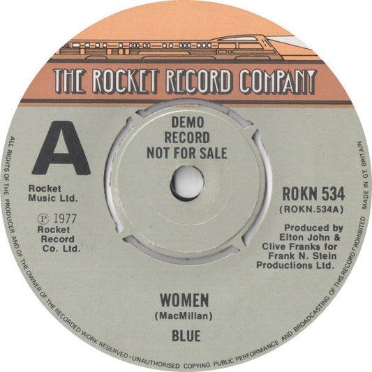 Blue (31) - Women (7", Single, Promo)