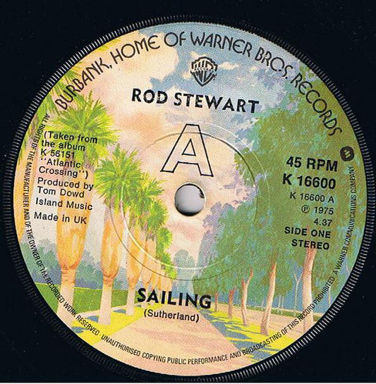 Rod Stewart - Sailing (7", Single, Sol)