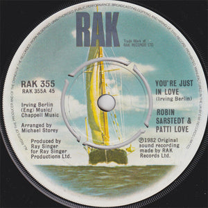 Robin Sarstedt & Patti Love - You're Just In Love (7", Single)