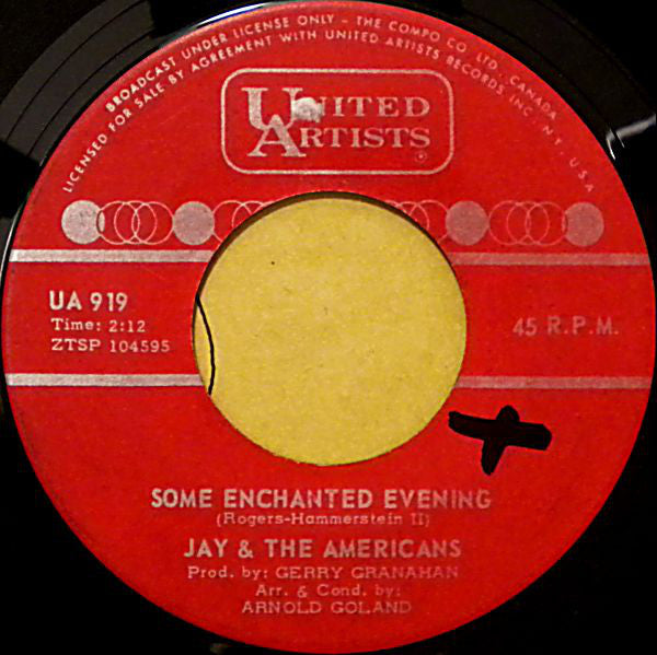 Jay & The Americans - Some Enchanted Evening  (7", Single)