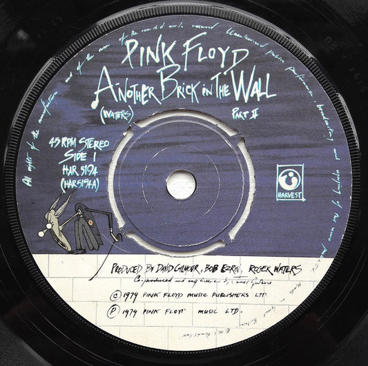 Pink Floyd - Another Brick In The Wall (Part II) (7", Single)