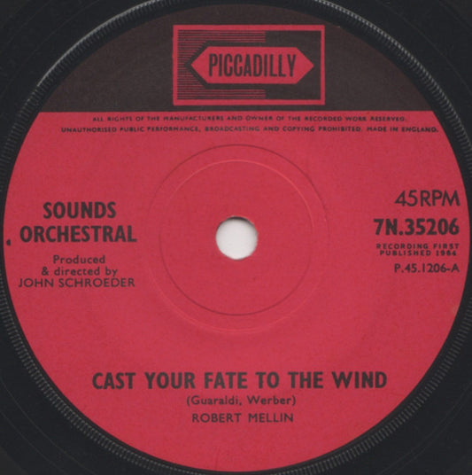 Sounds Orchestral - Cast Your Fate To The Wind (7", Single, Sol)