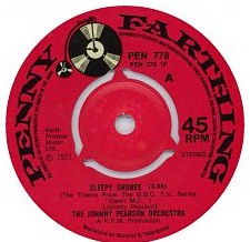 The Johnny Pearson Orchestra* - Sleepy Shores (7", Kno)