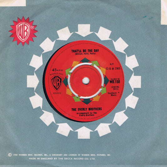 Everly Brothers - That'll Be The Day (7", Single)