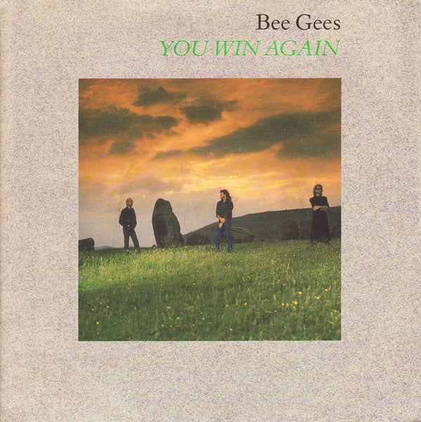 Bee Gees - You Win Again (7", Single, Pap)