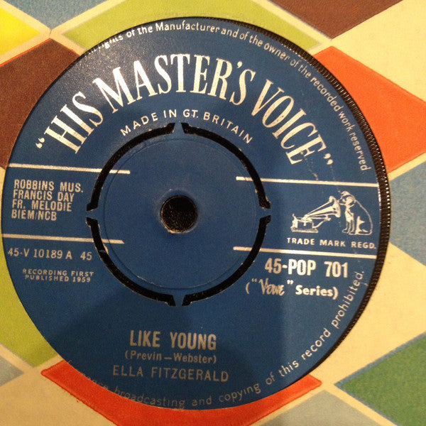 Ella Fitzgerald - Like Young (7")