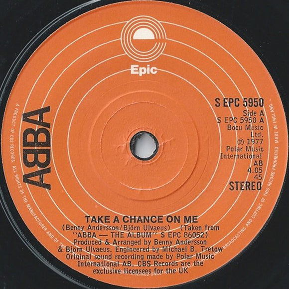 ABBA - Take A Chance On Me (7