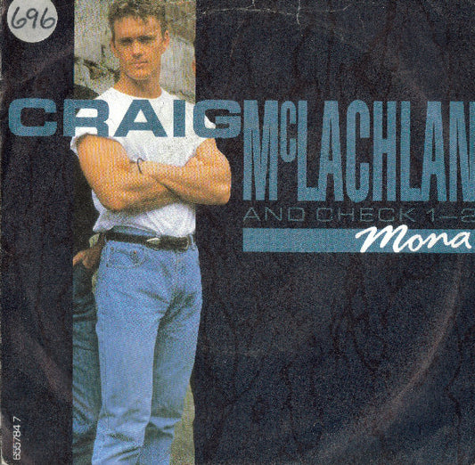 Craig McLachlan And Check 1-2* - Mona (7", Single)