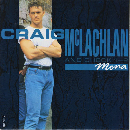 Craig McLachlan And Check 1-2* - Mona (7", Single)