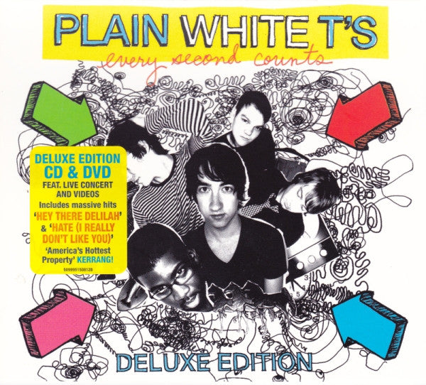 Plain White T's - Every Second Counts (CD, Album + DVD, PAL, Del)