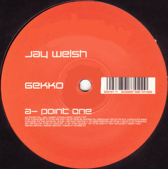 Jay Welsh - Point One / Heat Rising (12