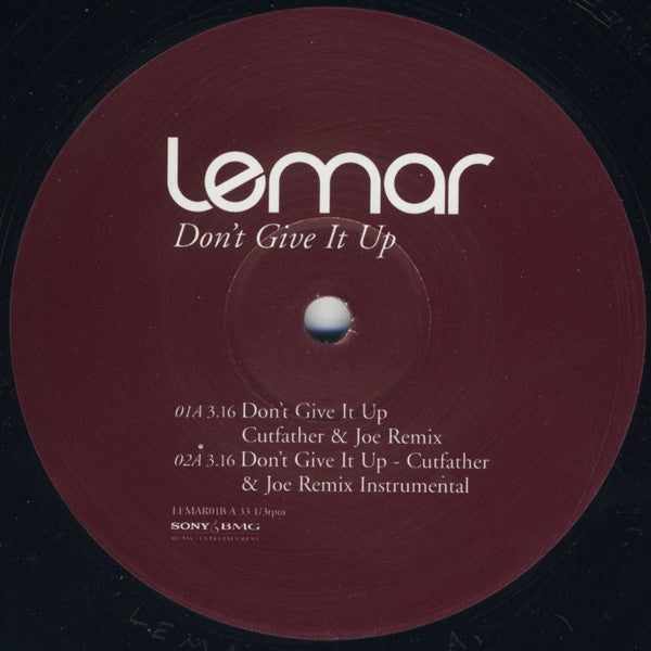 Lemar - Don't Give It Up (12", Promo)