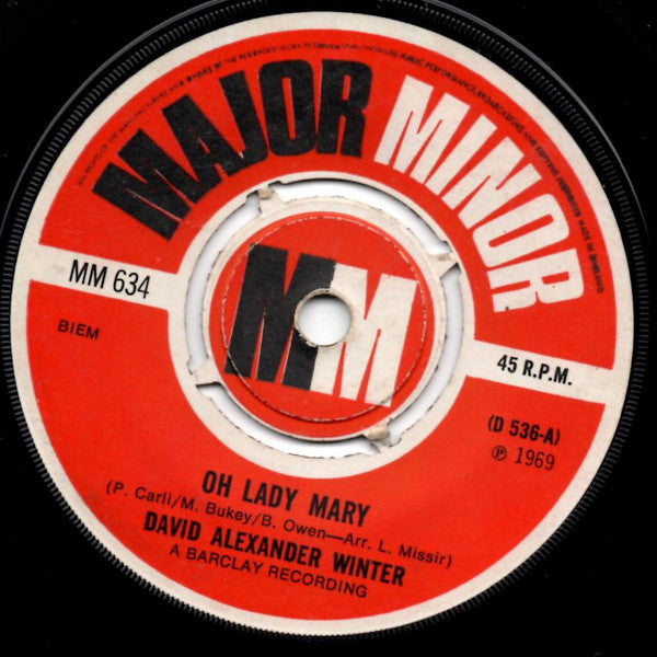 David Alexander Winter* - Oh Lady Mary (7", Single)