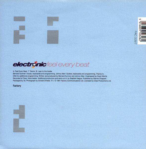 Electronic - Feel Every Beat (7", Single)