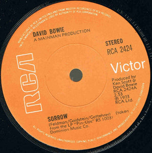 David Bowie - Sorrow (7", Single, Sol)
