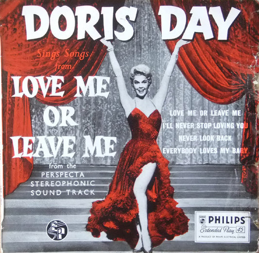 Doris Day With Percy Faith & His Orchestra - Sings Songs From Love Me Or Leave Me (7", EP)