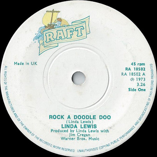 Linda Lewis - Rock A Doodle Doo (7", Single, Sol)