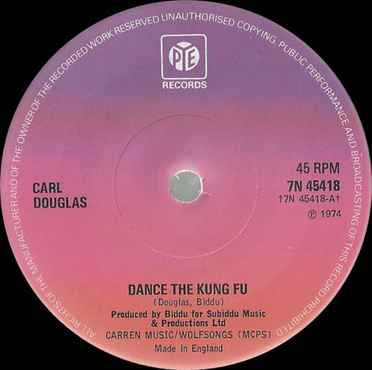 Carl Douglas - Dance The Kung Fu (7", Sol)