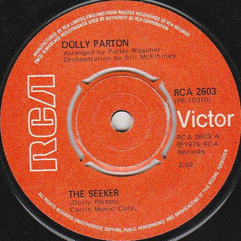 Dolly Parton - The Seeker (7")