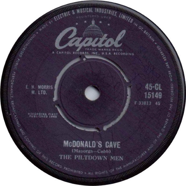 The Piltdown Men - McDonald's Cave (7", Single)