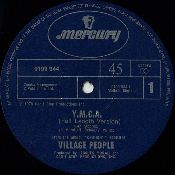 Village People - Y.M.C.A. (12", Single)