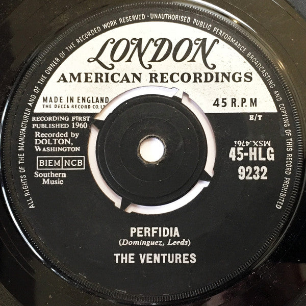 The Ventures - Perfidia (7", Single)