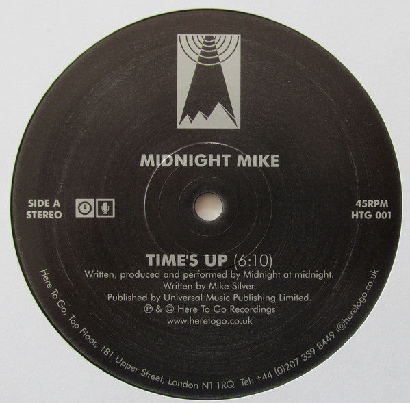 Midnight Mike - Time's Up (12")