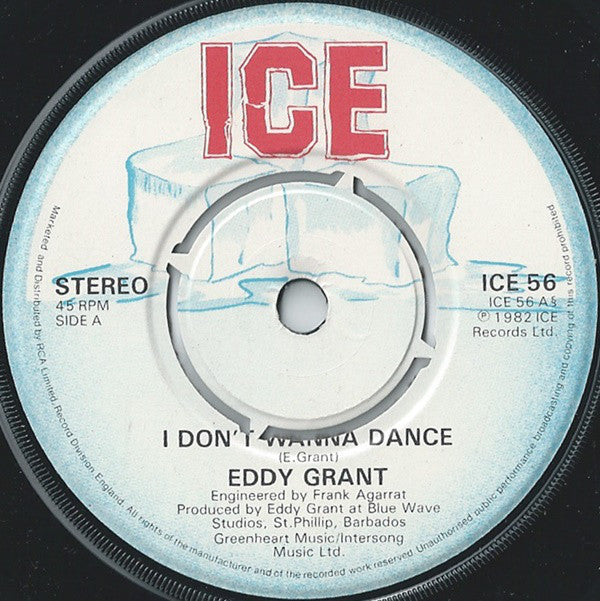 Eddy Grant - I Don't Wanna Dance (7", Single, Pus)