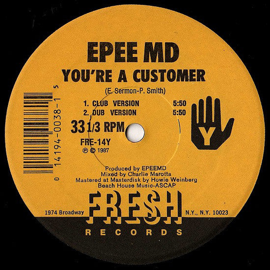 EPEE MD* - It's My Thing / You're A Customer (12