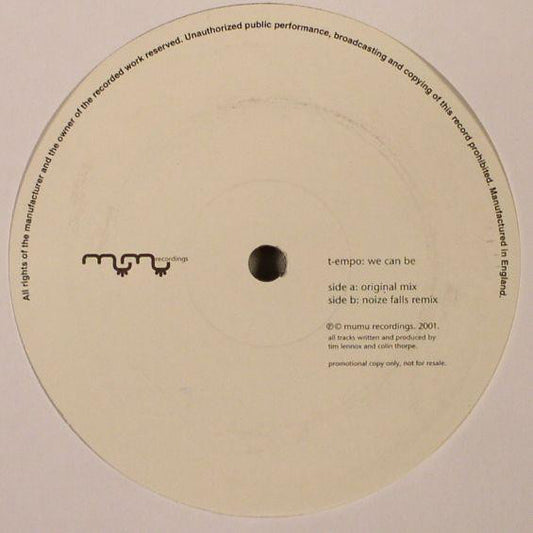 T-Empo - We Can Be (12", Promo)