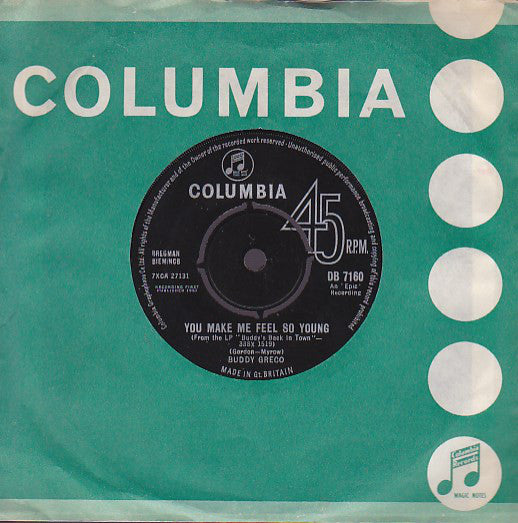 Buddy Greco - You Make Me Feel So Young (7", Single)