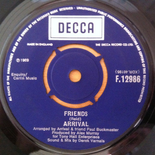 Arrival (2) - Friends / Don't Take His Love Away (7", Single)