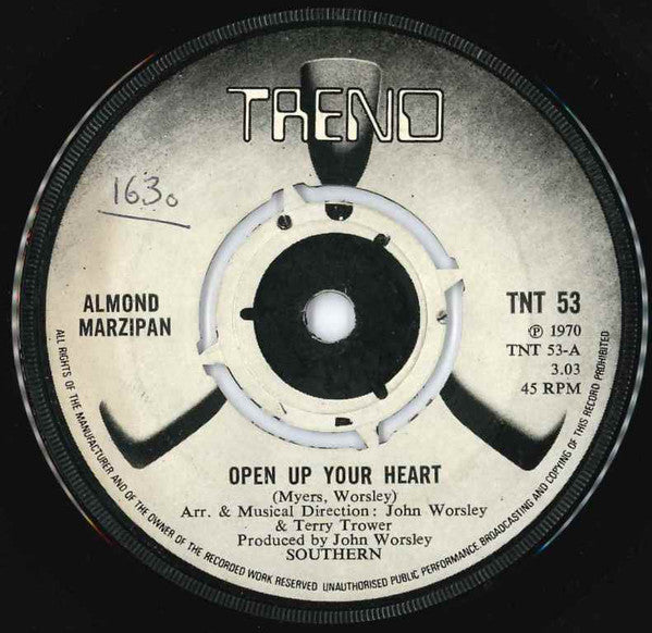 Almond Marzipan - Open Up Your Heart (7", Single)