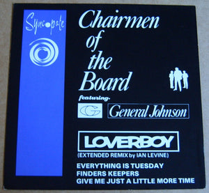 Chairmen Of The Board Featuring General Johnson - Loverboy (Extended Remix By Ian Levine (12")