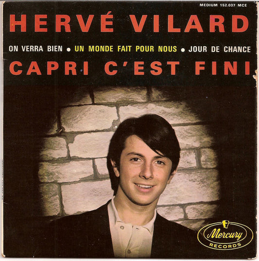 Hervé Vilard - Capri C'est Fini (7", EP, Mono)