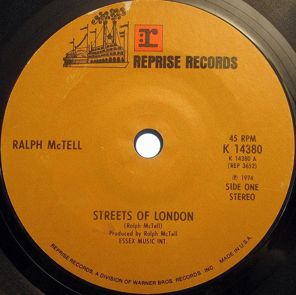 Ralph McTell - Streets Of London (7", Single, Sol)