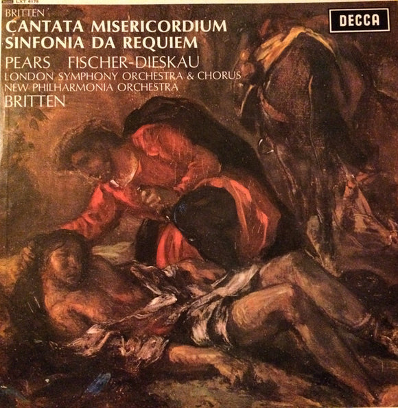 Britten*, Pears*, Fischer-Dieskau* - Cantata Misericordium / Sinfonia Da Requiem (LP, Mono)