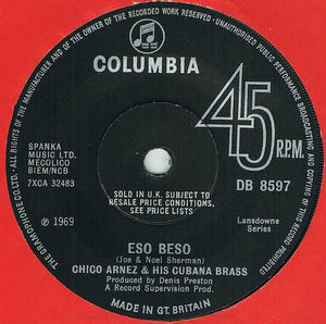 Chico Arnez & His Cubana Brass - Eso Beso / One For Pancho (7", Single)
