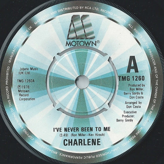 Charlene - I've Never Been To Me (7", RE, Com)