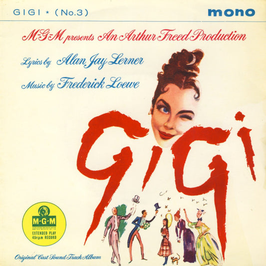 Leslie Caron, Maurice Chevalier, Louis Jourdan, Hermione Gingold - Gigi (No. 3) (7", EP, Mono)