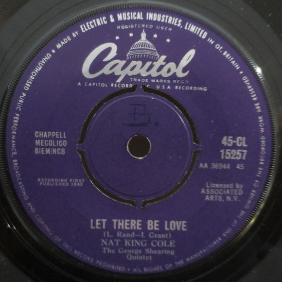Nat King Cole, The George Shearing Quintet - Let There Be Love / I'm Lost (7