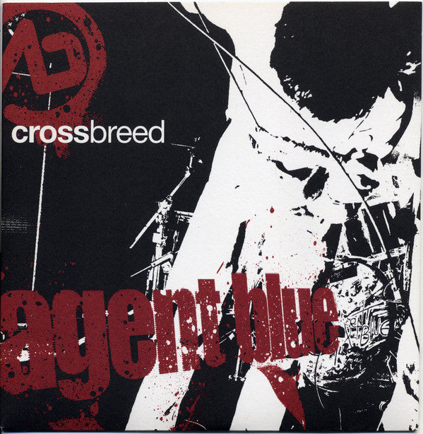 Agent Blue (2) - Crossbreed (7", S/Sided, Single, Ltd, Num, Red)