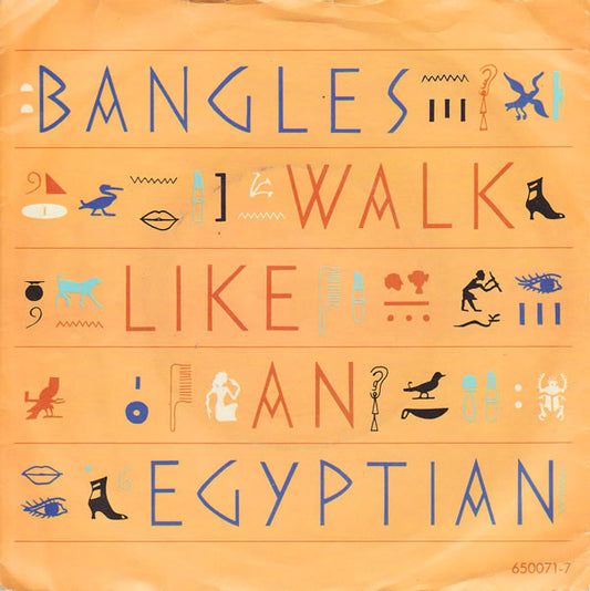 Bangles - Walk Like An Egyptian (7", Single)