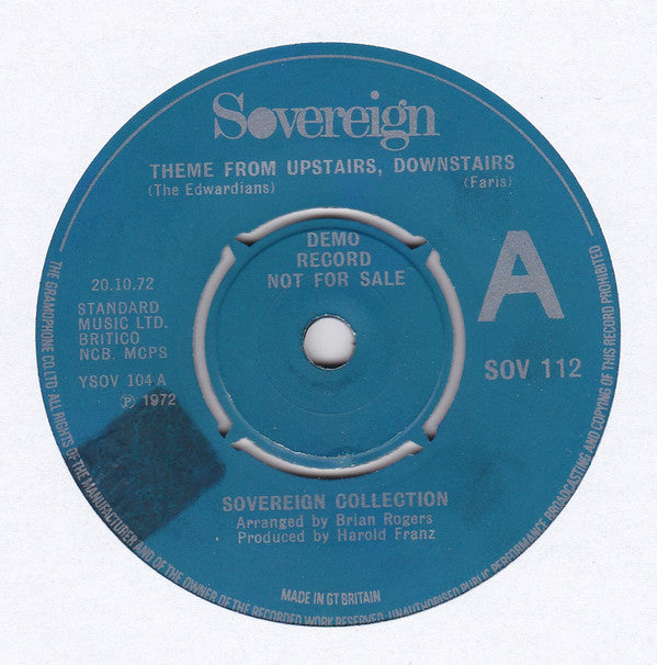 Sovereign Collection - Theme From Upstairs, Downstairs (7", Single, Promo, RE)